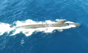 Submarine Riachuelo underway