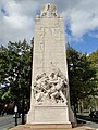 Civil War Soldiers' Monument (1921), Benjamin Franklin Parkway, Philadelphia, Pennsylvania. Carved by the Piccirilli Brothers.