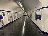 Corridors in the station