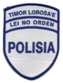 Police patch used during United Nations administration