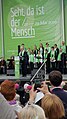 Eröffnung des 100. Katholikentags in Leipzig durch den damaligen Bundespräsidenten Joachim Gauck