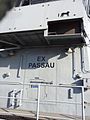 Lackierung ex Passau auf der Steuerbordseite des Minenjagdbootes Passau nach der Außerdienststellung