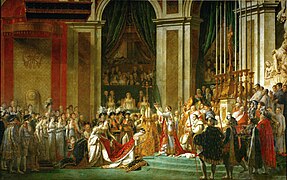 Jacques-Louis David - The Coronation of Napoleon (1805-1807)