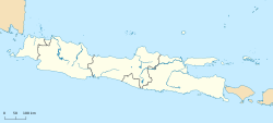 Cilacap Regency is located in Java