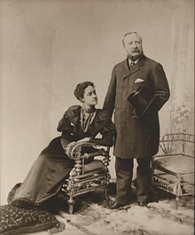 Photograph of Kaʻiulani and Theo H. Davies