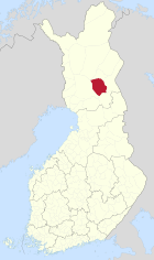 Lage von Kemijärvi