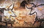 Cave paintings from Lascaux caves (Montignac, Dordogne, France)