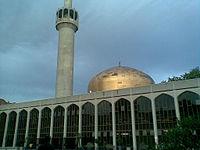 The London Central Mosque located in London, and built in 1977