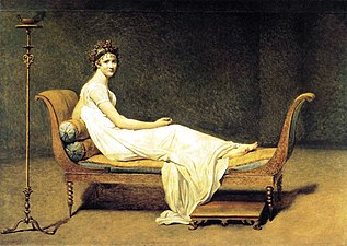 Portrait of Madame Récamier by Jacques-Louis David (1800)