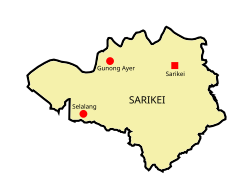 Location of Sarikei District