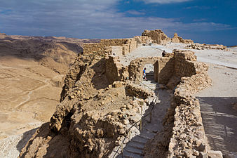Masada's western Byzantine gate (#23 on plan)