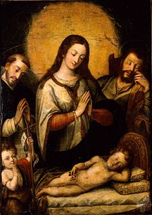 Holy Family with Saint John the Baptist and a Dominican Saint (1622), Museum of Fine Arts of Seville