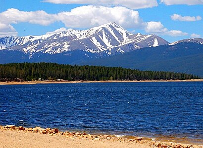 Mount Elbert is the highest summit of Colorado and the Rocky Mountains.