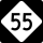 North Carolina Highway 55 Bypass marker