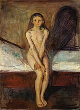 Edvard Munch: Puberty, 1894–1895.