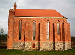 Church of Saint Stanisław Kostka (former Templar chapel) at Chwarszczany