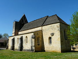 The church in Sainte-Nathalène