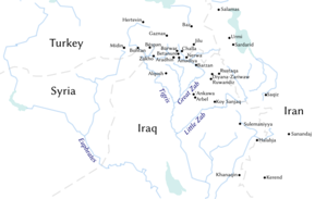 Villages where varieties of North-Eastern Neo-Aramaic are spoken.