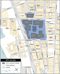 WTC site plan prior to November 9, 2001