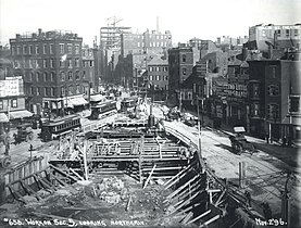 Intersection of Tremont St., Pleasant St., and Shawmut Ave., 1896
