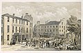 A market day in Bangor by John J Walker, 1856