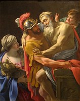 Aeneas and his Father Fleeing Troy (c. 1635), San Diego Museum of Art
