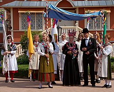 A traditional wedding ceremony in Jomala, Åland