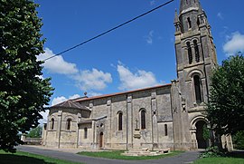 The church in Civrac-sur-Dordogne
