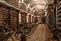 Bibliothekslesesaal im Stil des Barock (Teil der Nationalbibliothek der Tschechischen Republik)