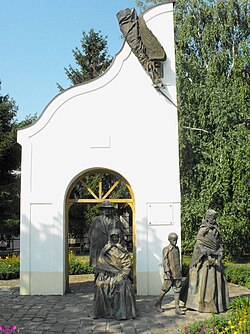 Monument of the deported Germans