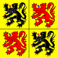 Flagge der Provinz Hennegau