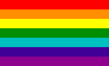 Gay pride flag (seven-color version, November 1978)