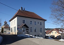 The town hall in Grand'Combe-des-Bois