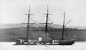 HMS Wivern in 1865