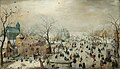 Hendrick Avercamp painted almost exclusively winter scenes of crowds.
