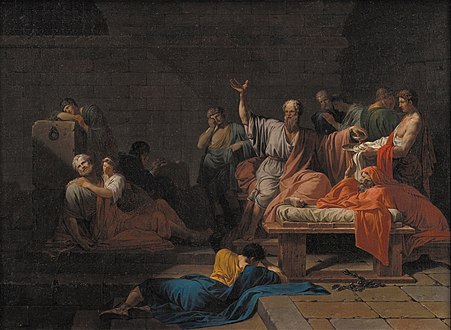 The Death of Socrates by Pierre Peyron