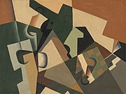 Glass and Checkerboard, c. 1917, National Gallery of Art