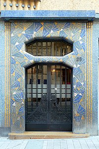 Art Deco door in Angers (France)