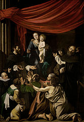 Caravaggio: Rosenkranzmadonna, 1606–1607