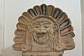 Antefix (adornment end of the roof of the temple) of the Gorgoneum. 6th century BC