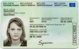 Belgian identity card