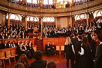 Interior prior to a matriculation ceremony, 2003