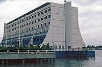 Saigon Floating Hotel near Tran Hung Dao statue in 1991