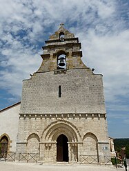 The church in Saint-Nexans