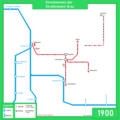 Streckenplan 1900