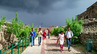 Pathway in Golconda fort