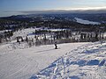 Lake and ski slope on Björnen side of Åreskutan