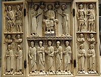 The Harbaville Triptych, Byzantine ivory, mid-10th century