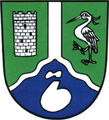 Wappen der ehemaligen Gemeinde Schkopau (bis 2004)