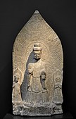 Votive stele with Buddha Shakyamuni; dated 542 (Eastern Wei dynasty); limestone; Museum Rietberg (Zürich, Switzerland)